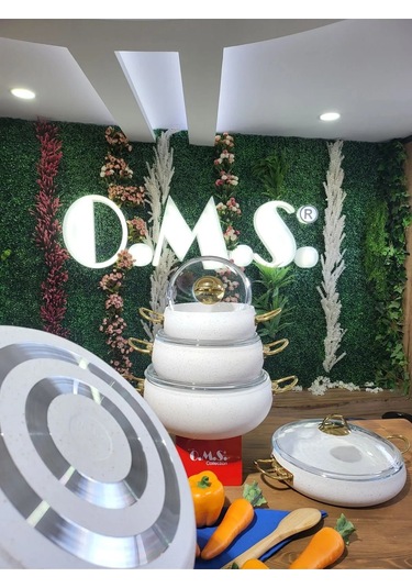 Kure - 3024 - 9 Parça - Bio Granit - Pfoa Ve Ptfe Free - Tencere, Tava, Çeyiz Seti Beyaz