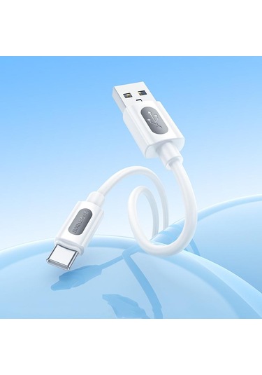 Borofone Bx114 Yapı 3a Usb Tip-c Şarj Veri Kablosu, Uzunluk: 1m Siyah