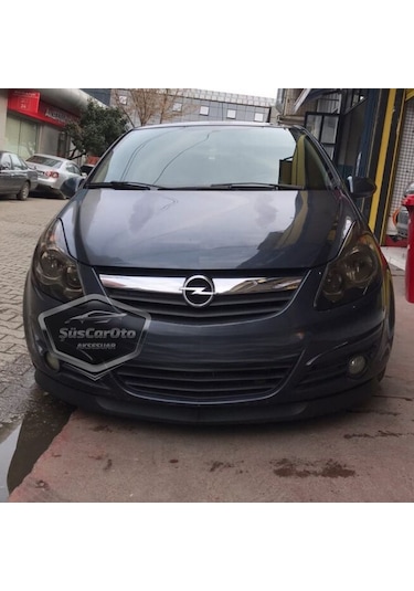 Opel Corsa D 2006-2014 Uyumlu Üniversal Astra H Lip Esnek Ön Lip 2 Parça Tampon Altı Dil Karlık Ön Ek 00 Şüscaroto Aksesuar