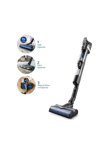 Philips Aqua Trio 9000 Serisi XW9383/01 3'ü 1 Arada Dikey Şarjlı Süpürge