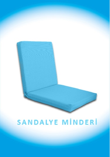 Dekosoy Sandalye Minderi 90cmx45cm Turkuaz