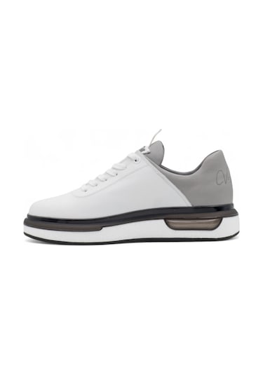Voyager M057 Hakiki Deri Erkek Sneaker Beyaz