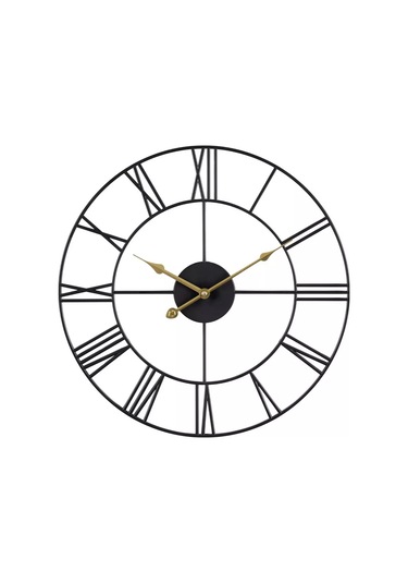 Rubın Duvar Saati, Sessiz, Ç-45.5 Cm 243714924 Siyah