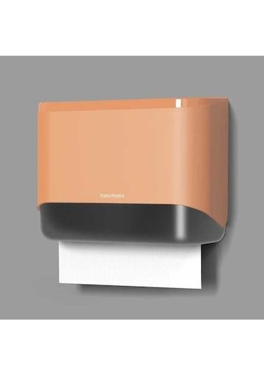Fastbuy Dream011 Turuncu Banyo Kağıdı Dağıtıcısı, Duvara Monte, Deliksiz Tuvalet Havlu Tutucu Turuncu