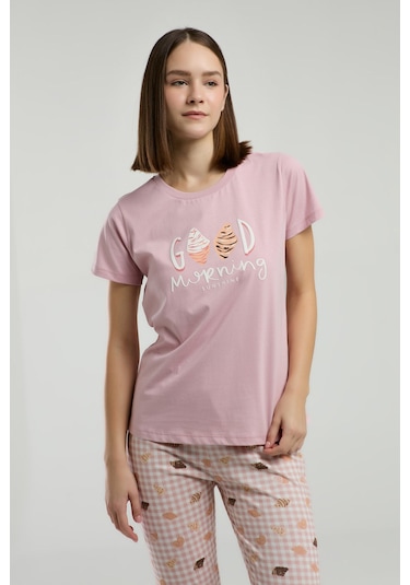 Rolypoly Kadın Pembe Pijama Takımı Rp3587-s-v1 Pembe