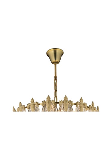 Lampaluce Antico Salon Klasik Sarkıt Avize 15'Li Sarı 60Cm