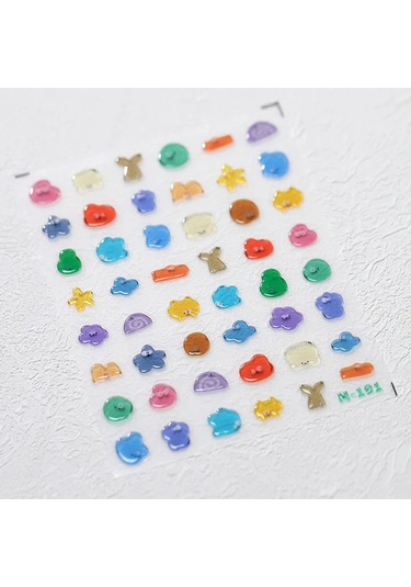 1 Adet 5d Mısır Kedi Nail Art Kawaii Çıkartmalar Bronzlaşmaya Karikatür Kedi Tasarım Kendinden Yapışkanlı Manikür Çıkartmaları Dekorasyon Aksesuarları Dıy Gökyüzü Mavi