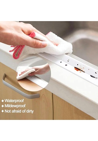 2 Adet Banyo Mutfak Lavabo Küvet Su Sızdırmaz Kenar Bant 3,2metre