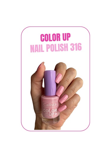 Callista Color Up Nail Polish Oje 316 My Milkshake - Pembe