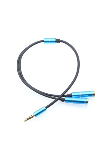 3.5mm Aux Splitter Kablo Mikrofonlu Kaiyi
