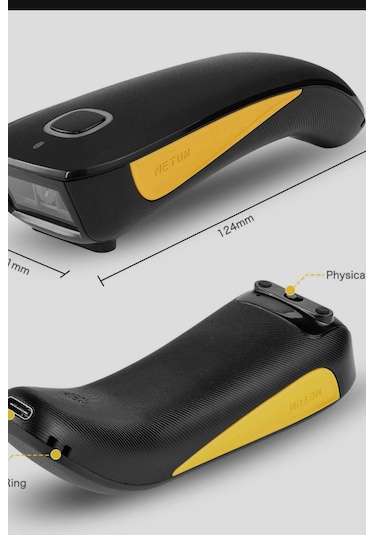 Bluetooth Kablosuz 2D Barkod Tarayıcı