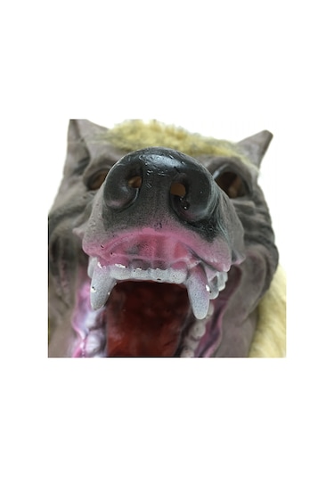 Kurt Adam Başlı, Tam Başlı, Korkunç Şeytanlı, Maskeli Balolu, Cosplay Eldivenli Cadılar Bayramı Maskesi, Zqkla Diğer