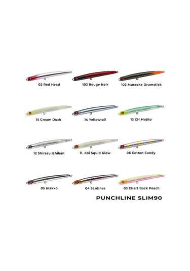 Apia Punch Line Slim 90s 90mm 12gr Sinking Maket Balık 13 Ch Mojito