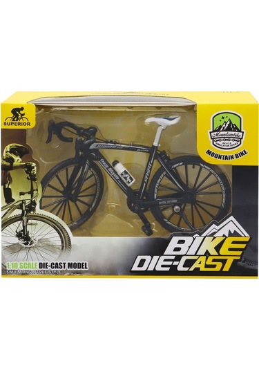 1:10 Die Cast 4a Siyah Dağ Bisikleti