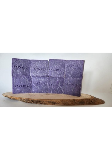 Büro Ev Ofis Hediyesi İçin 8adet Lavanta Özlü Doğal El Yapımı Sabun Mini Seti