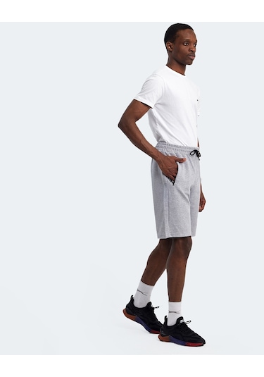 Slazenger KAARLO Erkek Cepli Gri Şort