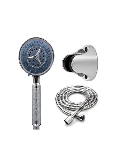 Fonksiyonlu Duş Başlığı Seti Başlık, Hortum Ve Mafsal Seti