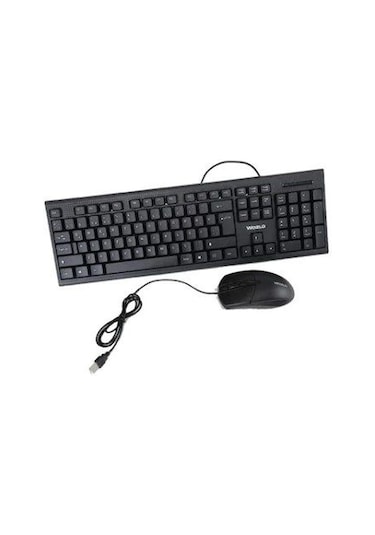 USB Kablolu Q-TR Klavye Mouse Seti 150 cm. Kablo - 800 DPI
