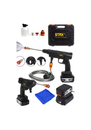 Staxx Power STW48C Kömürsüz Akülü Otomobil Yıkama Makinesi
