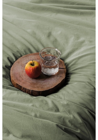 Savanna Forest 210 Tc 83 Tel Dijital Pamuk Yıkanmış %100 Pamuk Poplin Çift Kişilik Nevresim Takımı