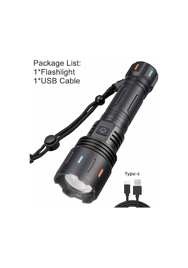 Kensun Lo-037 Uzun Menzilli Su Geçirmez El Feneri 001