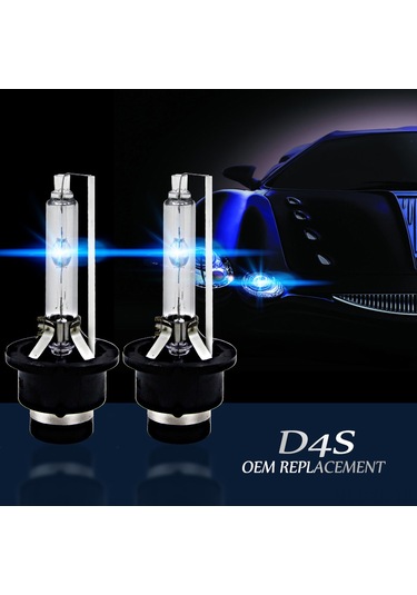 Xiyyadms D4s Tipi 35w Oto Xenon Far Ampülü, 8000k Parlak Işık, Çift Paket