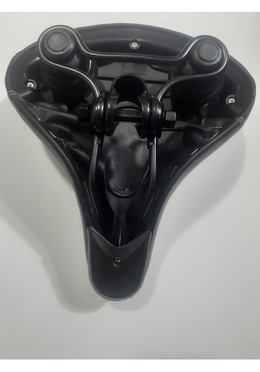 Rectus Bisiklet Sele Geniş Yaylı Gri - Siyah