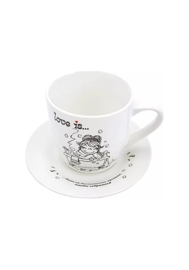 Nd Plej Love İs Çay Takımı, Buluşma Zamanı, 360 Ml Fincan, Fincan Tabağı 220519807 Kırmızı