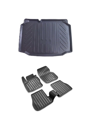 Krc Opel Combo 2011 Sonrası 3d Havuzlu Paspas + Bagaj Havuzu