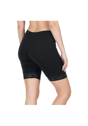 Derya Kurşun Paçası Dantelli Dizüstü Kadın Tayt 415 Gri