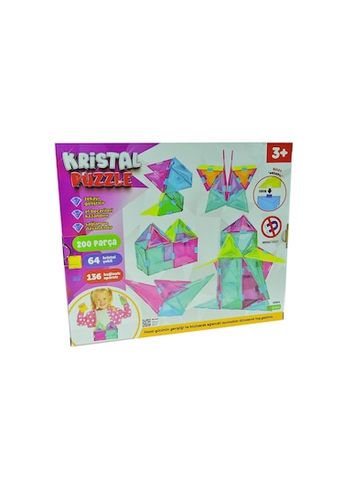 Puzzle 200 Oyuncak Kristal Parça 5 Cm
