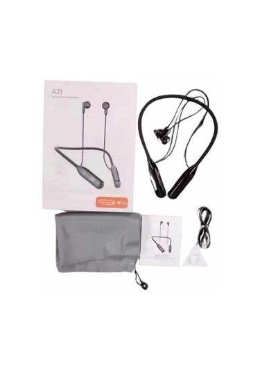 Boyun Bantlı Kablolu Yüksek Ses Kaliteli Bluetooth Kulaklık Uzun Pil Ömrü 100 Saat Sarj