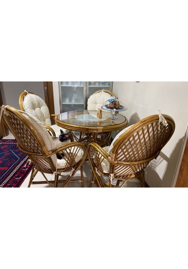 Şirin 4'lü Yemek Takımı Açık Kahverengi