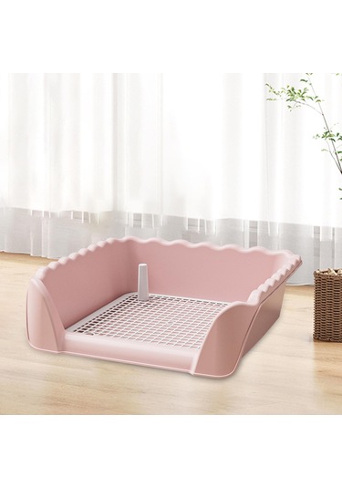 Homyl Köpek Tuvalet Taşınabilir Eğitim Lazımlık Pembe