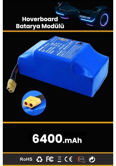 Hoverboard 6400mAh Elektrikli Kaykay Bataryası