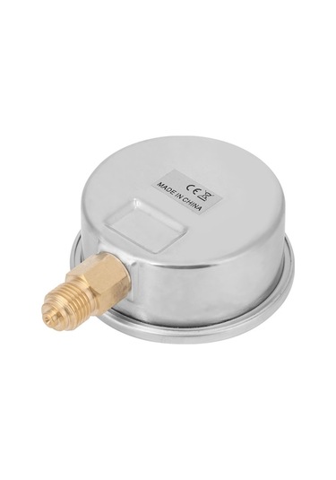 Besthome1 Y60 Radyal Vakum Manometre, -1-0bar, 1/4 Bsp, Petrol-metalurji İçin, Dayanıklı Çelik-bakır