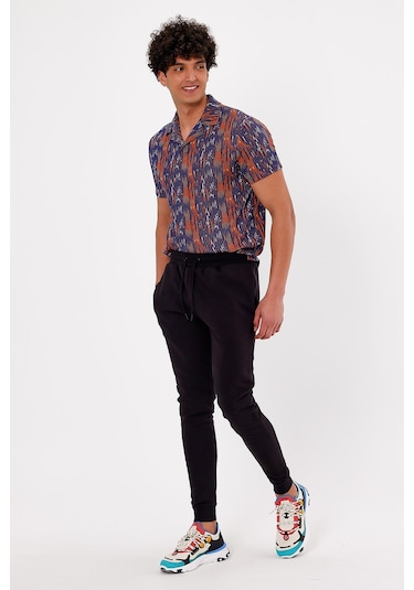 JAHR MARC Ekstra Slim Fit Siyah Erkek Eşofman Altı - XS Siyah