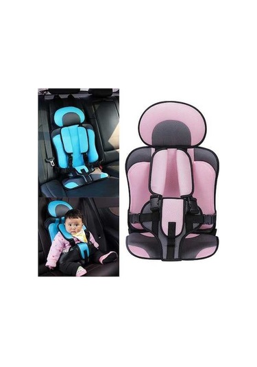 Wondernest Araba Taşınabilir Çocuk Koltuğu 54x36x25cm Pembe Gri Bebek Oto Koltuğu