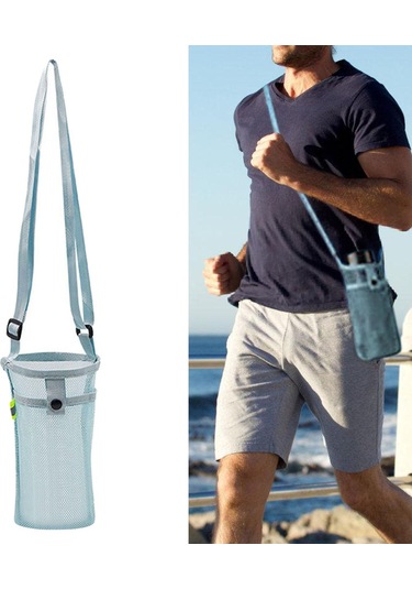 Dolıty Su Şişesi Taşıyıcı Trekking Kamp Için Açık-mavi Açık Mavi