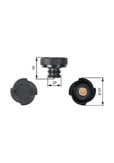Radyatör Kapağı / Bmw E30-e34-e36-e38-e39-e46-e60 / 17137639023 -358535