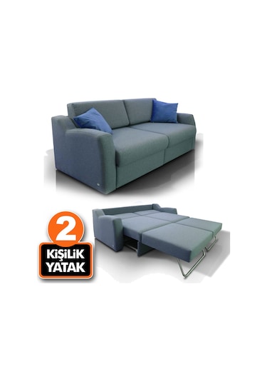 Seray Seray'Dan Serios 2Li Çift Kişilik Yataklı Kanepe