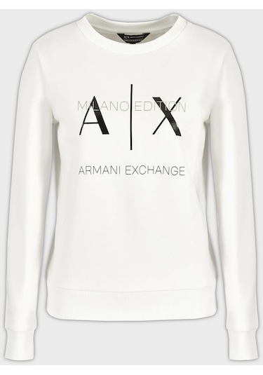 Armani Exchange Bayan Sweat 3dym92 Yjfdz 1125 Beyaz