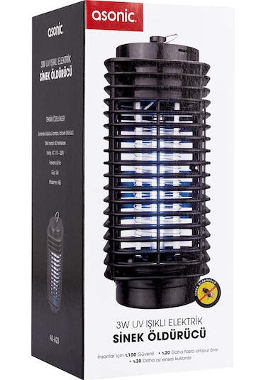 Asonic AS-A23 3W UV Işıklı Sinek Öldürücü