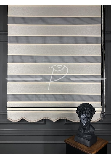 Zebra Perde Plise Blackout 3 Renk Seçeneği Çok Renkli