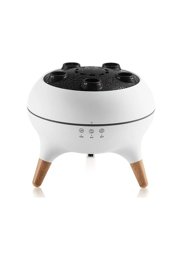 Motion003 Babıqt Dinamik Denizanası Arom Difüzörü Beyaz 3d Mantar Tasarım Uzaktan Kumandalı Çift Sis Nemlendirici 220-240v Abs Ev Ofis İçin