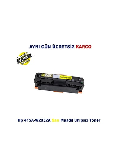 Hp ColorLaserJetPro 415A|M479FNW 1 SET Çipsiz Uyumlu Toner