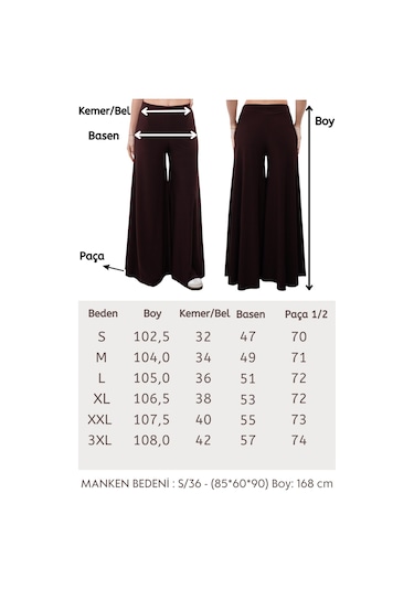 Penyebizden Pantolon Etek-kahverengi