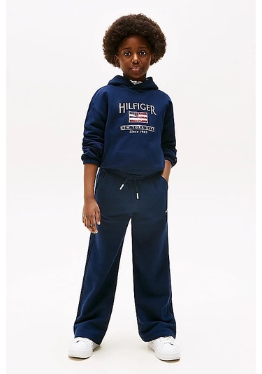 Kız Çocuk Th Geniş Paça Eşofman Altı - Lacivert Dark Night Navy