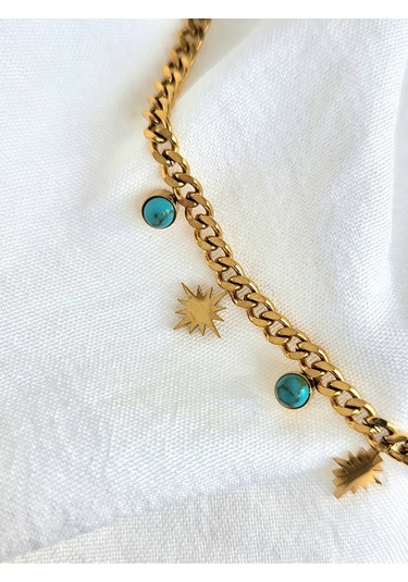 Kutup Yıldızı Model Minimal Çelik Kolye