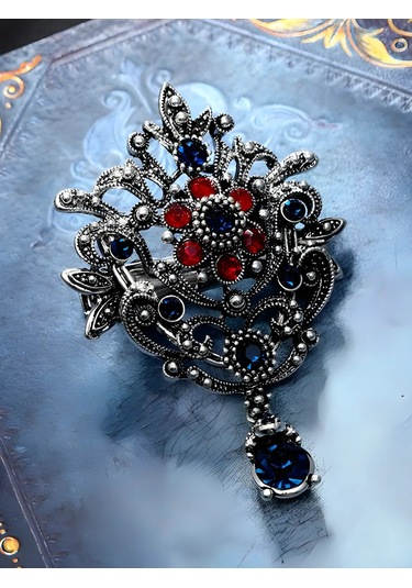 Beautiful Detail Broş Orijinal Vintage 186934794 Pembe